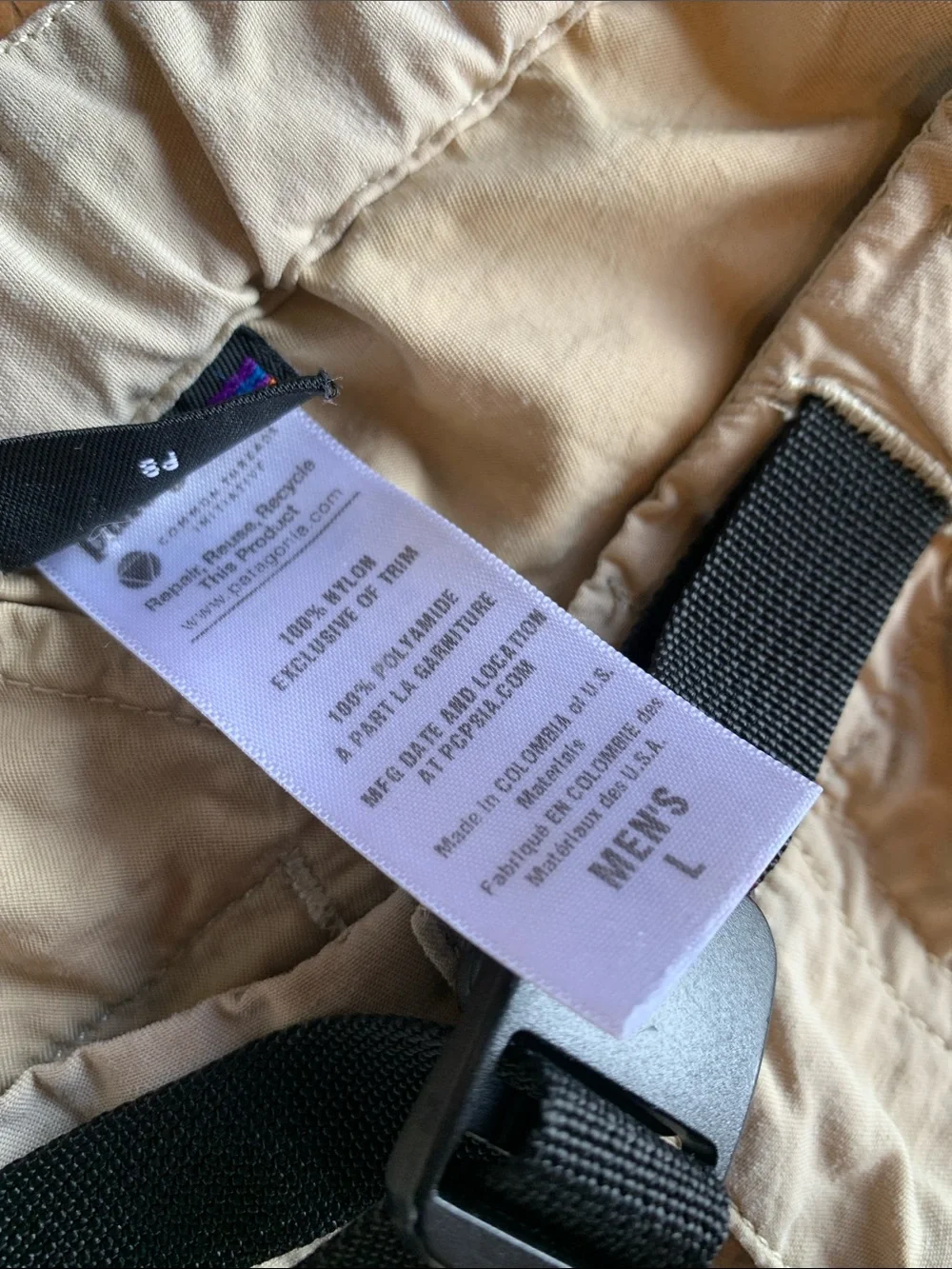 Patagonia Men’s Light Beige Cargo Pants